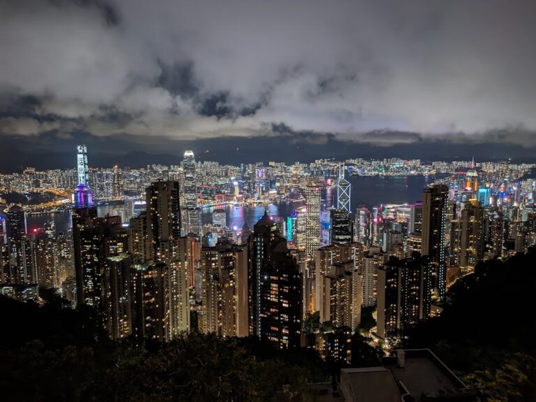 Hong Kong skyline viewed from Victoria Peak