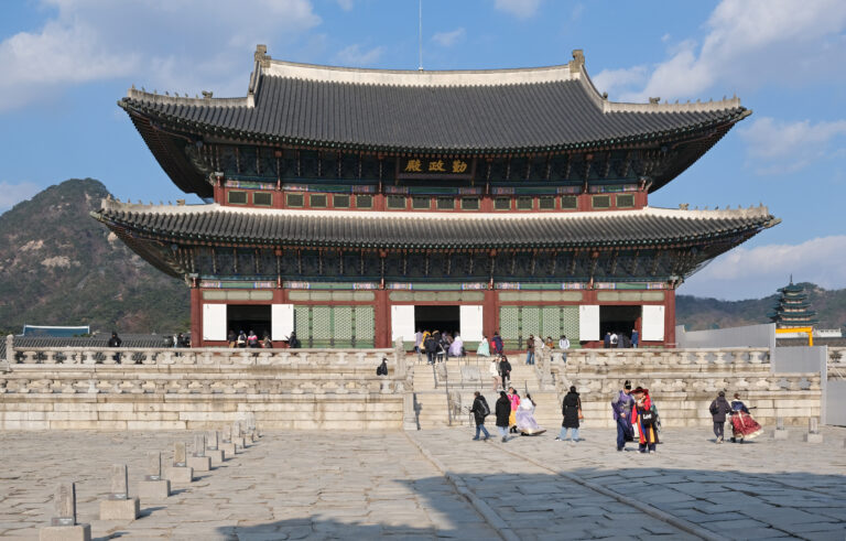Geunjeongjeon hall at Gyeongbokgung in Seoul