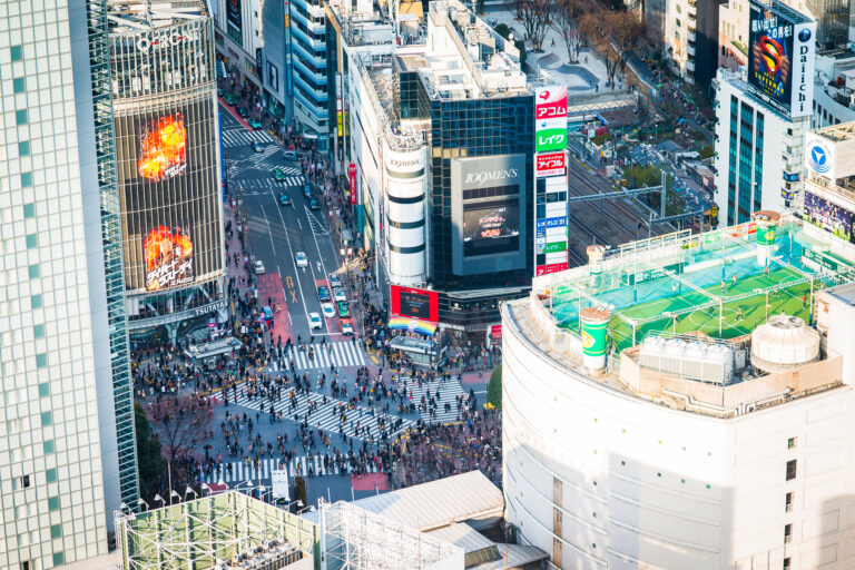 Shibuya Crossing in Tokyo